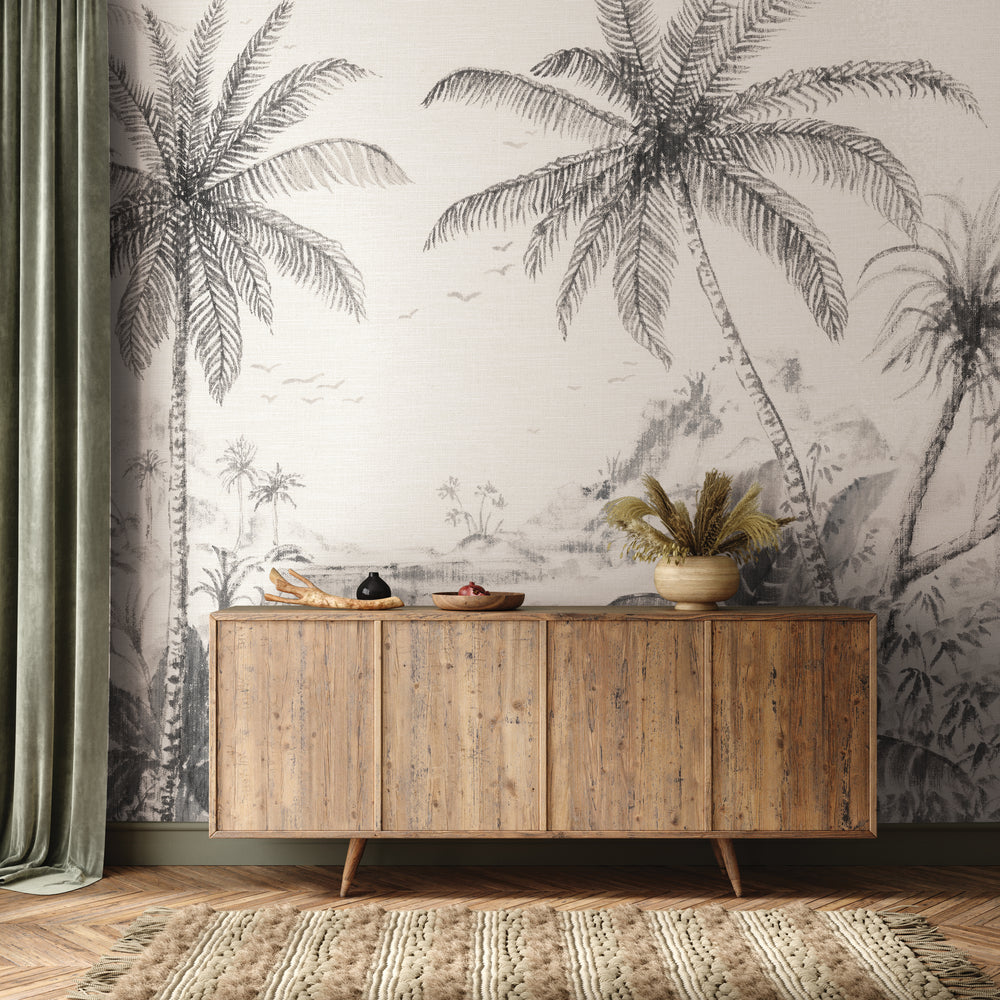 Grand Palm Mural Peel and Stick Wallpaper