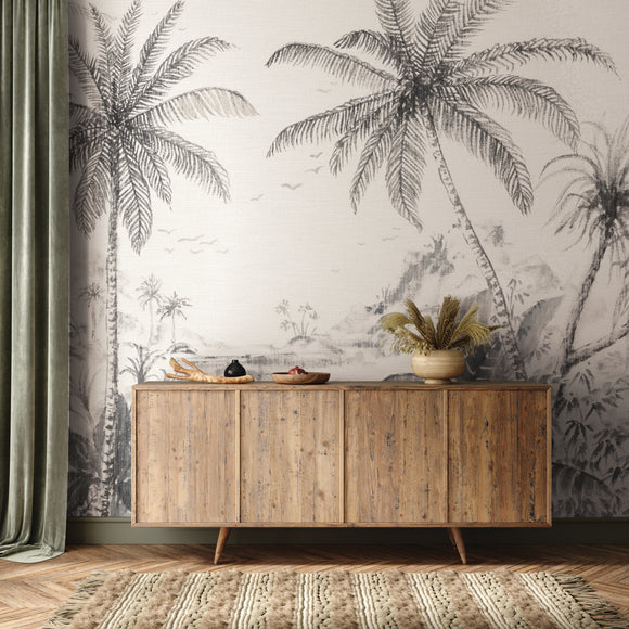 Grand Palm Mural Peel and Stick Wallpaper