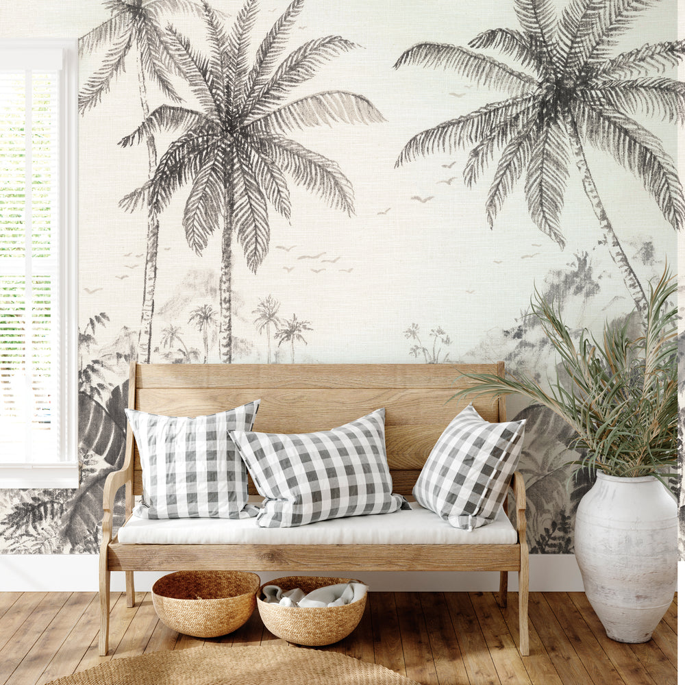 Grand Palm Mural Peel and Stick Wallpaper