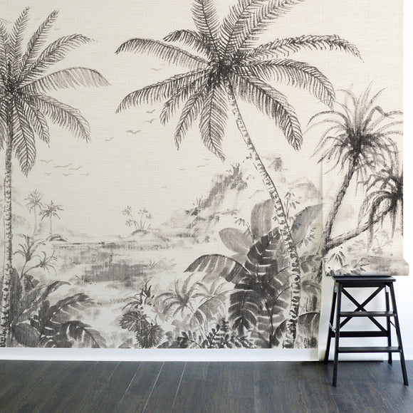 Grand Palm Mural Peel and Stick Wallpaper