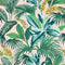 Havana Palm Wallpaper Sample Swatch  option Pink Botanical Sample