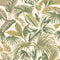 Havana Palm Wallpaper Sample Swatch  option Tropical Green Sample