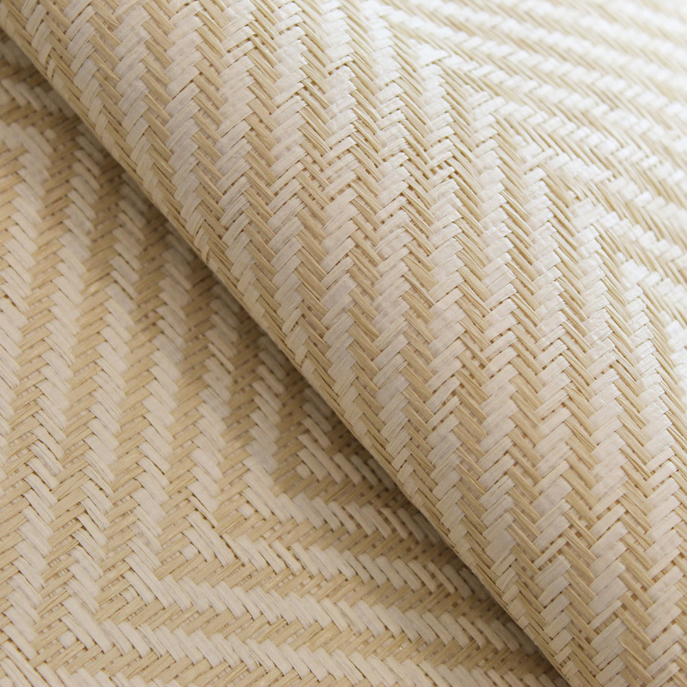 Herringbone Paperweave Grasscloth Wallpaper Sample Swatch