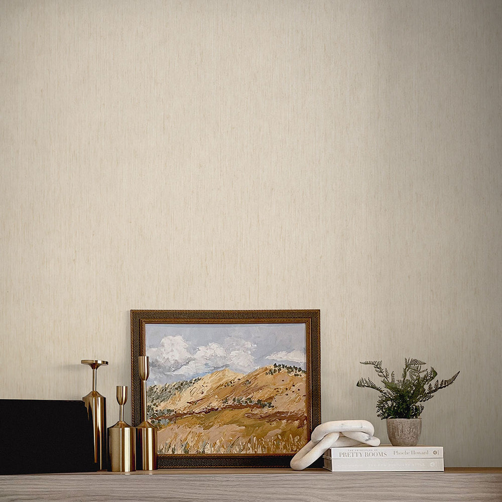 Linen Grasscloth Wallpaper