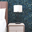 Metallic Bloom Removable Wallpaper