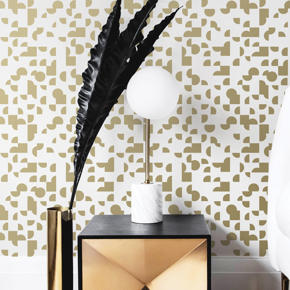 Mod Geo Peel and Stick Wallpaper