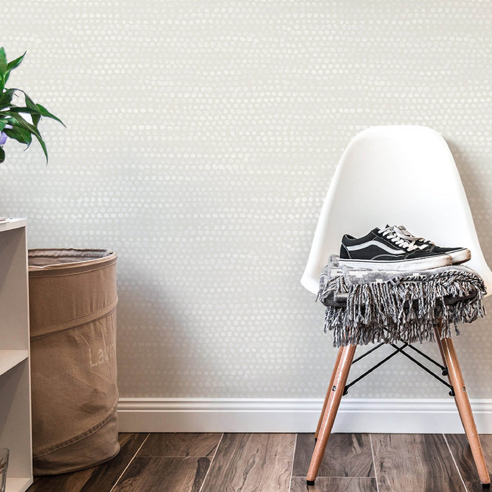 Moire Dots Peel and Stick Wallpaper