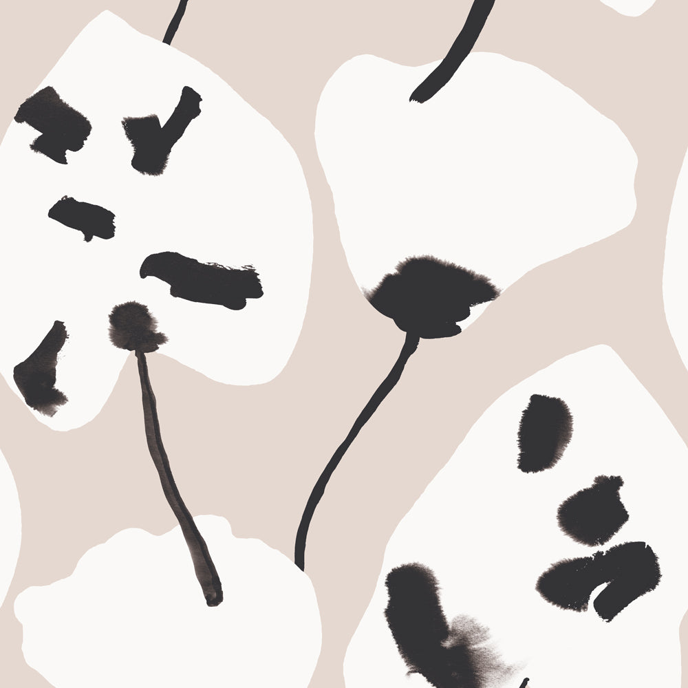 Painted Palm Peel and Stick Wallpaper Sample Swatch