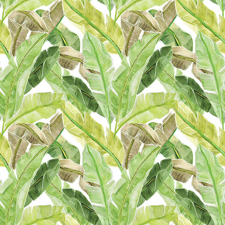 Palm Leaves Mural Peel and Stick Wallpaper Sample Swatch