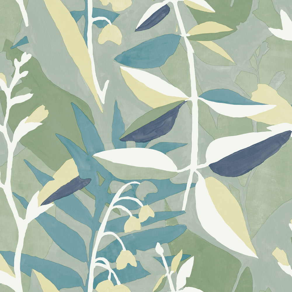 Petite Garden Party Peel and Stick Wallpaper Sample Swatch