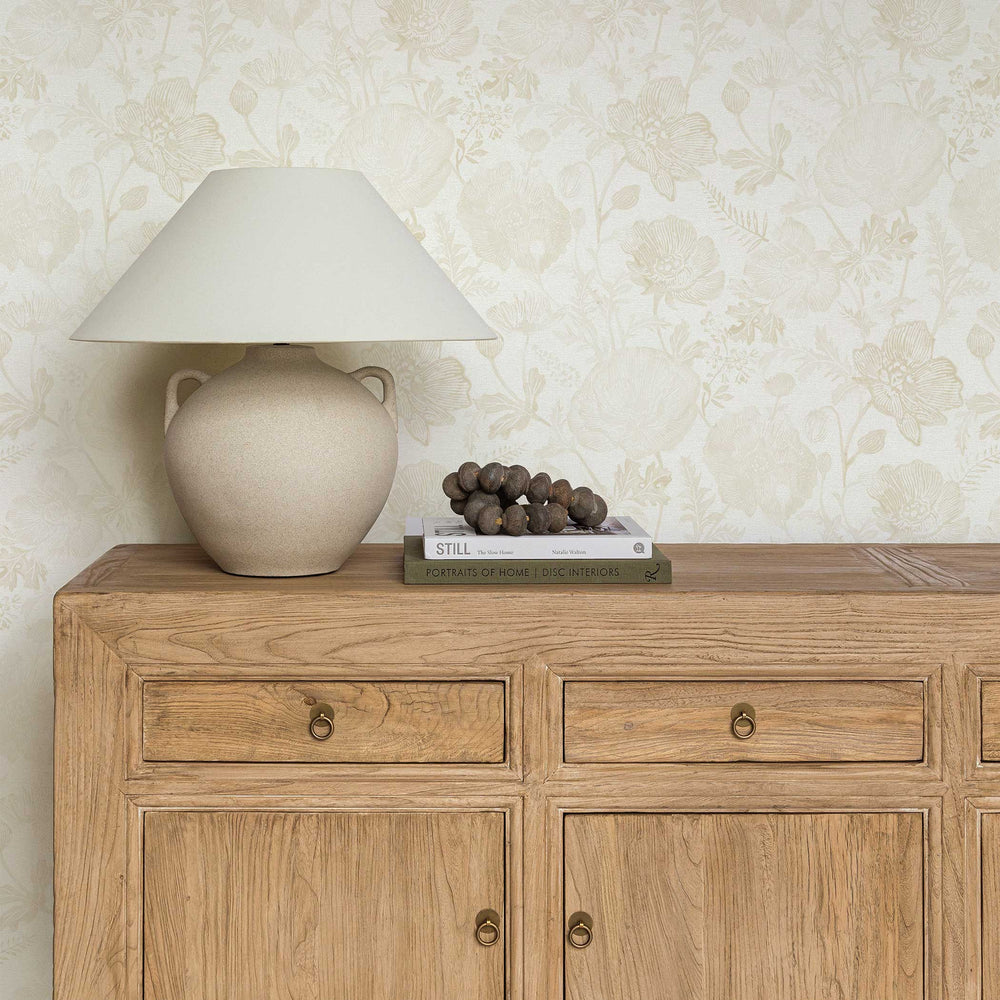 Poppies Peel and Stick Wallpaper