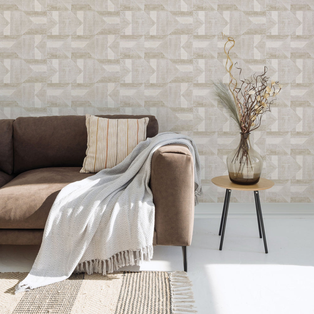 Quilted Patchwork Peel and Stick Wallpaper