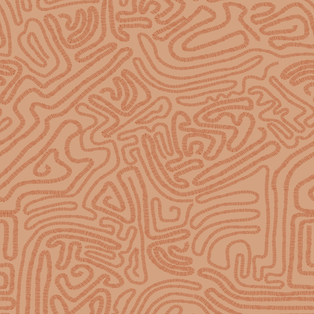 Sketch Peel and Stick Wallpaper Sample Swatch