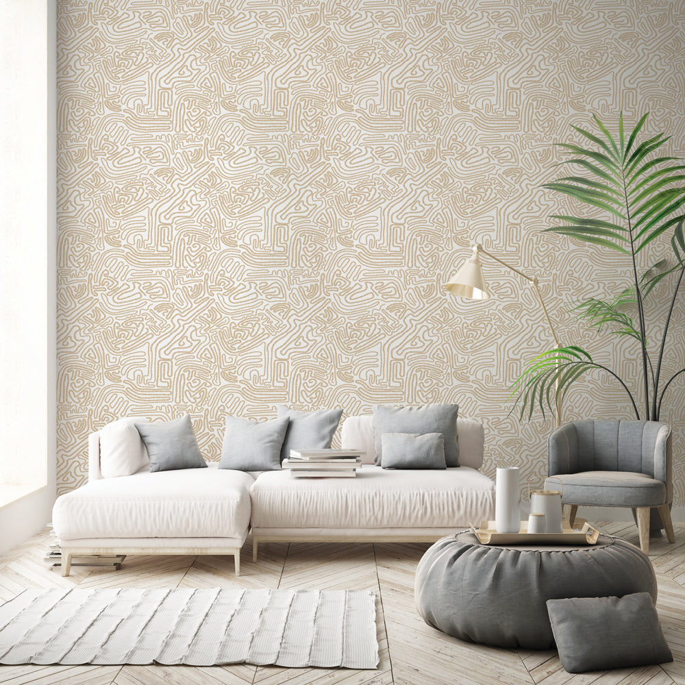 Sketch Peel and Stick Wallpaper