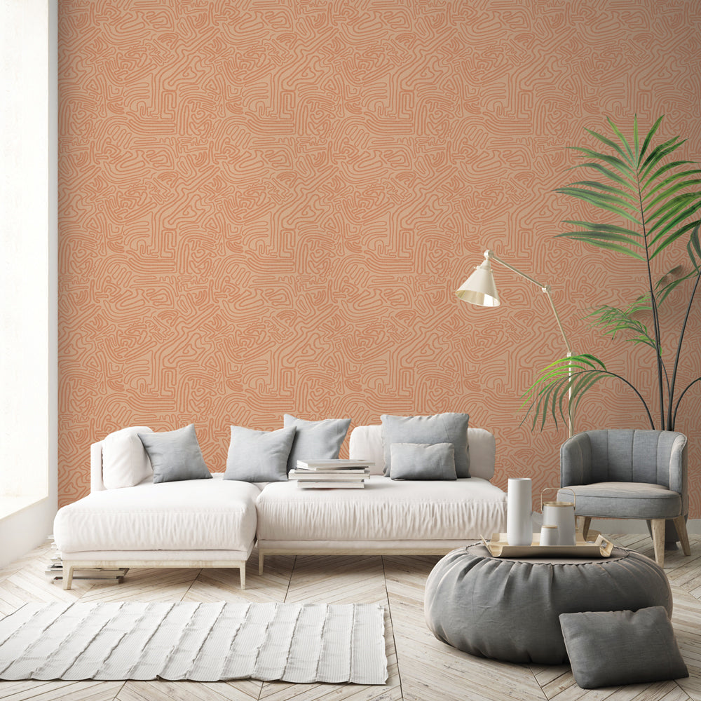 Sketch Peel and Stick Wallpaper