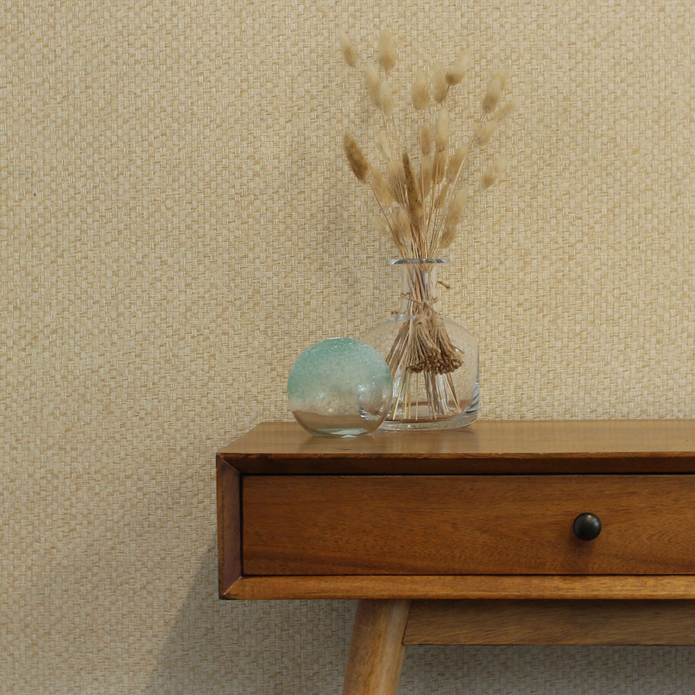Stranded Boxweave Paperweave Grasscloth Wallpaper