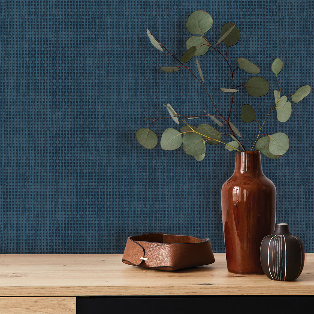 Textured Rattan Peel and Stick Wallpaper