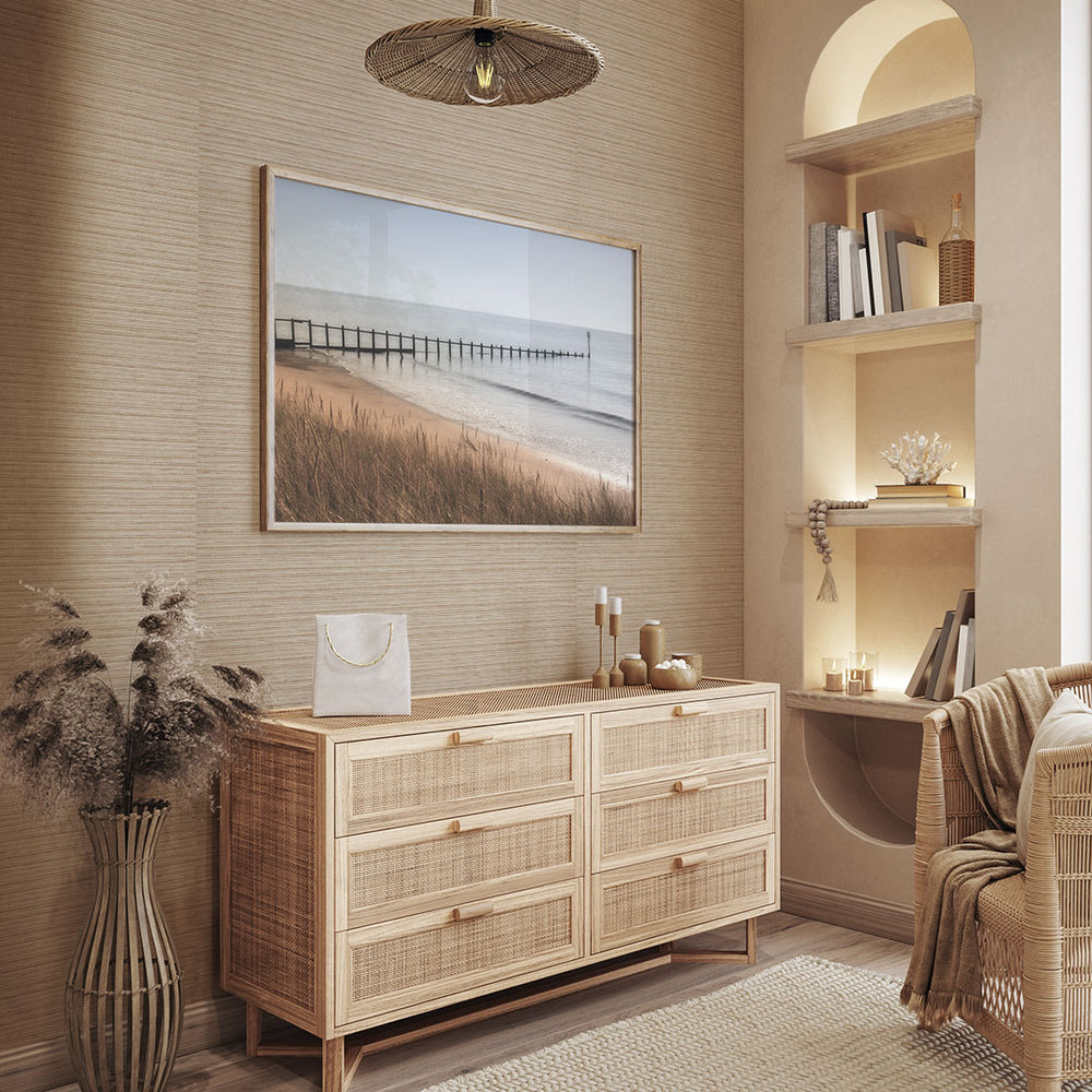 Tight Weave Horizontal Paperweave Grasscloth Wallpaper