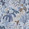 Willow Removable Wallpaper Sample Swatch  option Blue Blossom Sample