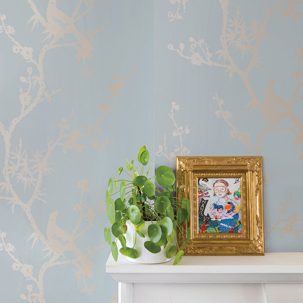 Bird Watching Peel and Stick Wallpaper