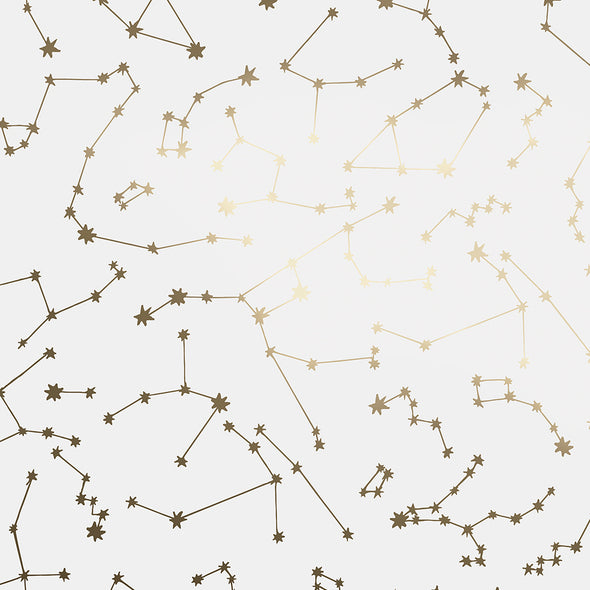 Constellatio Paper Raster Tempaper Constellations Peel and Stick Wallpaper Sample Swatch - 2Modern