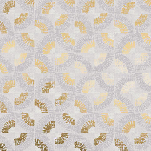 Grasscloth Fans Wallpaper Sample Swatch