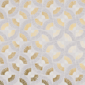 Grasscloth Fans Wallpaper