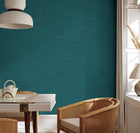 Horizontal Faux Grasscloth Removable Wallpaper