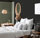 Horizontal Faux Grasscloth Removable Wallpaper