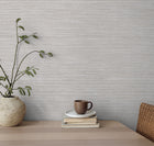 Horizontal Faux Grasscloth Removable Wallpaper