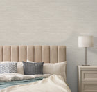 Horizontal Faux Grasscloth Removable Wallpaper