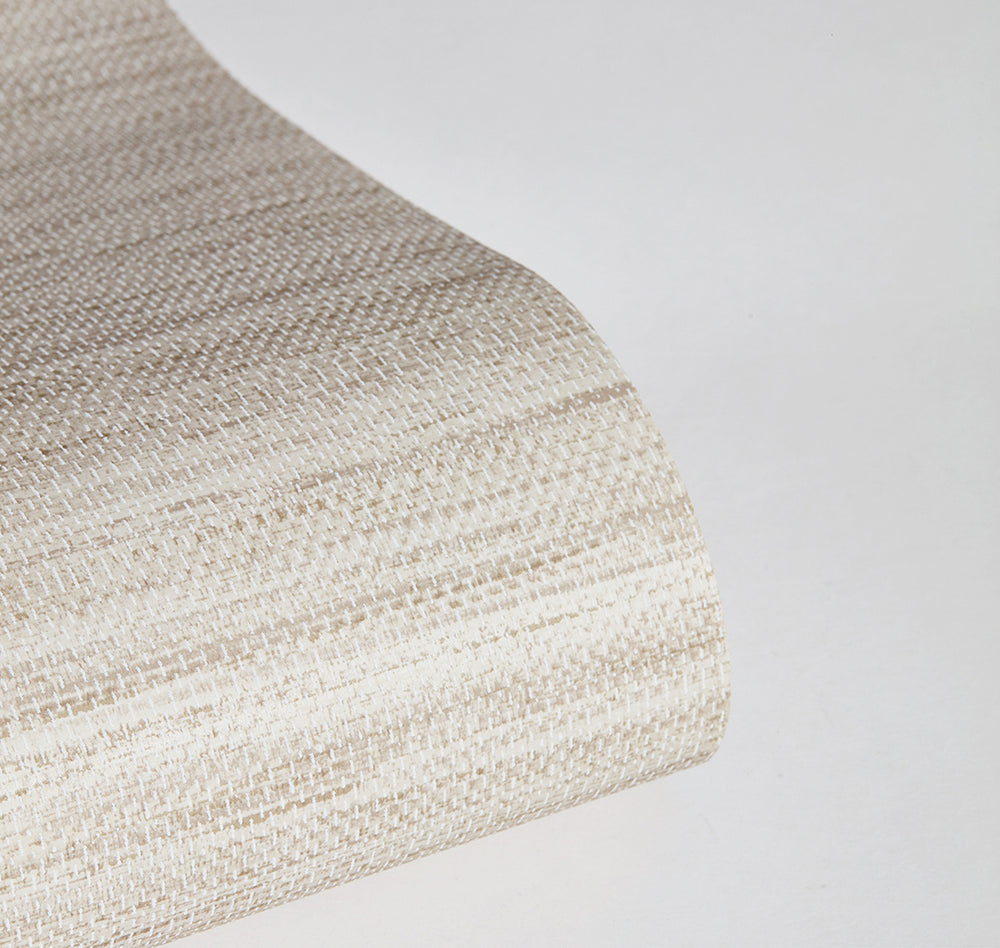 Horizontal Faux Grasscloth Peel and Stick Wallpaper