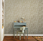 Homestead Floral Metallic Wallpaper