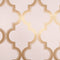 Marrakesh Removable Wallpaper Sample Swatch  option Pink/Metallic Gold Sample