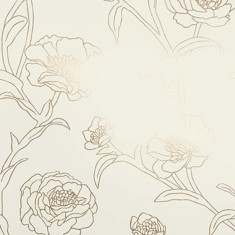Peonies Removable Wallpaper