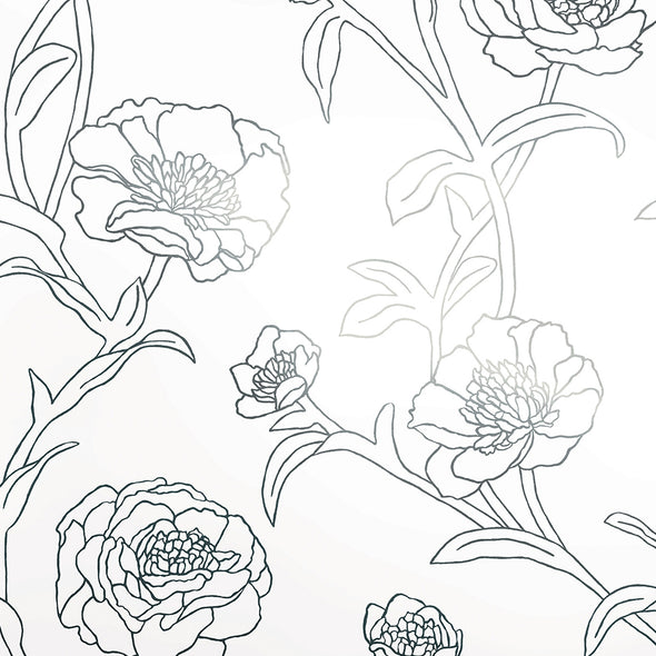 Peonies Removable Wallpaper Sample Swatch