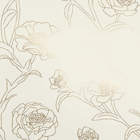 Peonies Removable Wallpaper