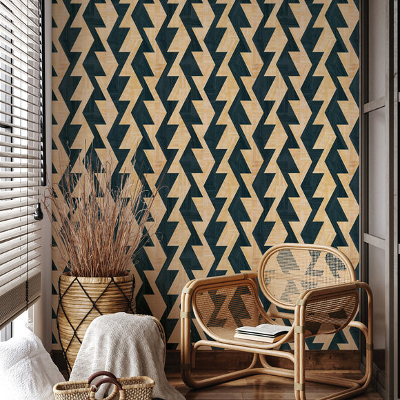 Aztec Geo Peel and Stick Wallpaper