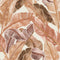 Bahama Palm Removable Wallpaper Sample Swatch  option Russet Sample