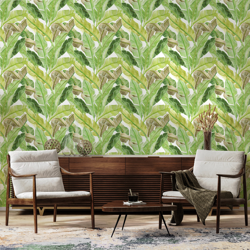 Bahama Palm Peel and Stick Wallpaper