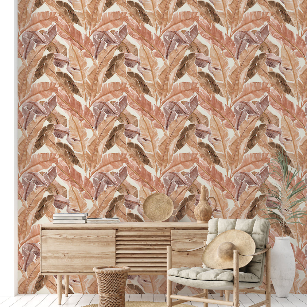 Bahama Palm Peel and Stick Wallpaper