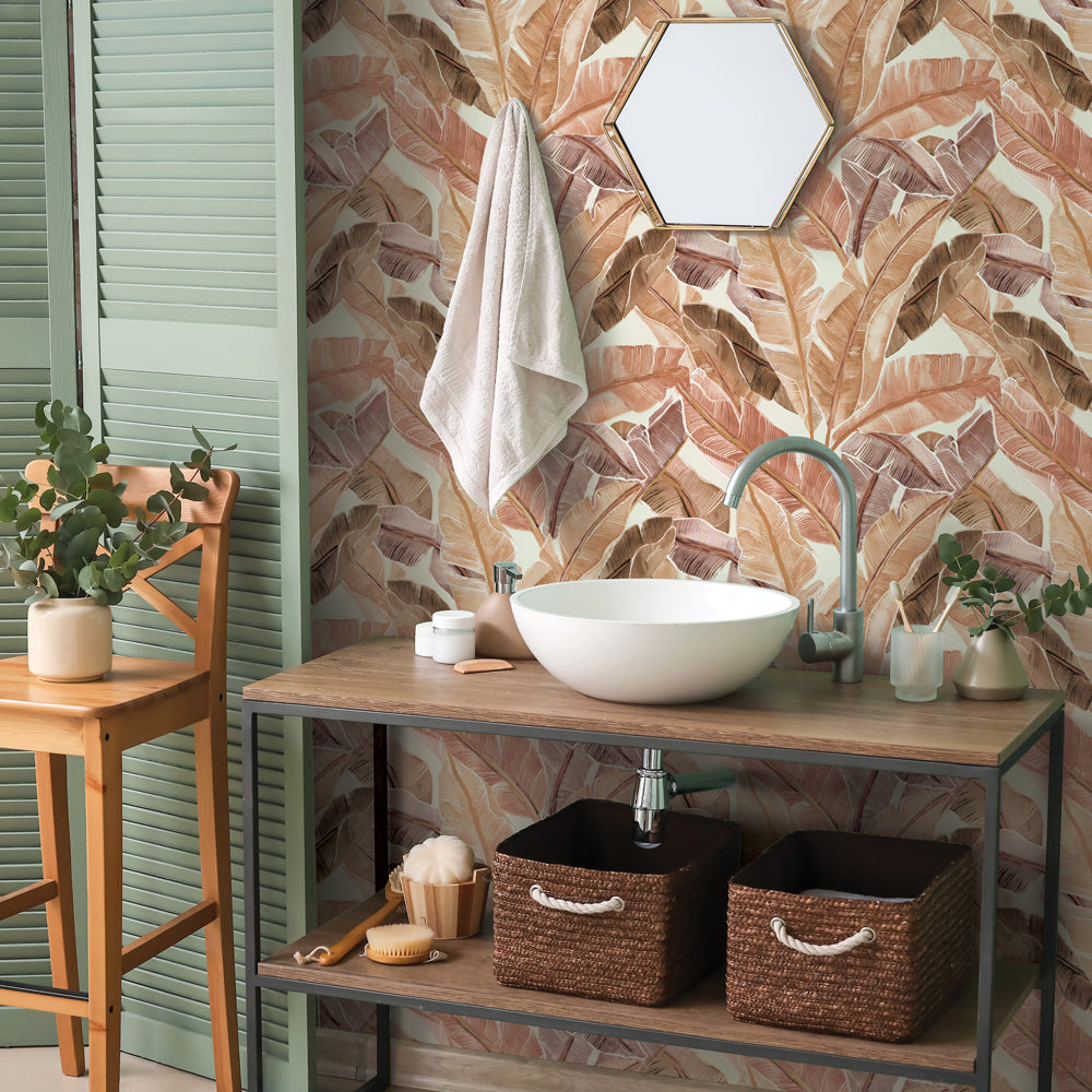 Bahama Palm Peel and Stick Wallpaper