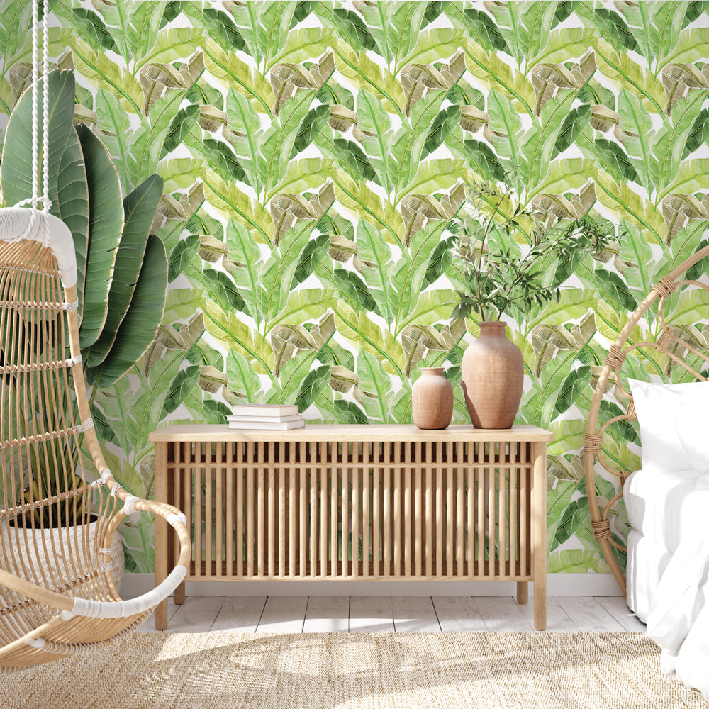 Bahama Palm Peel and Stick Wallpaper