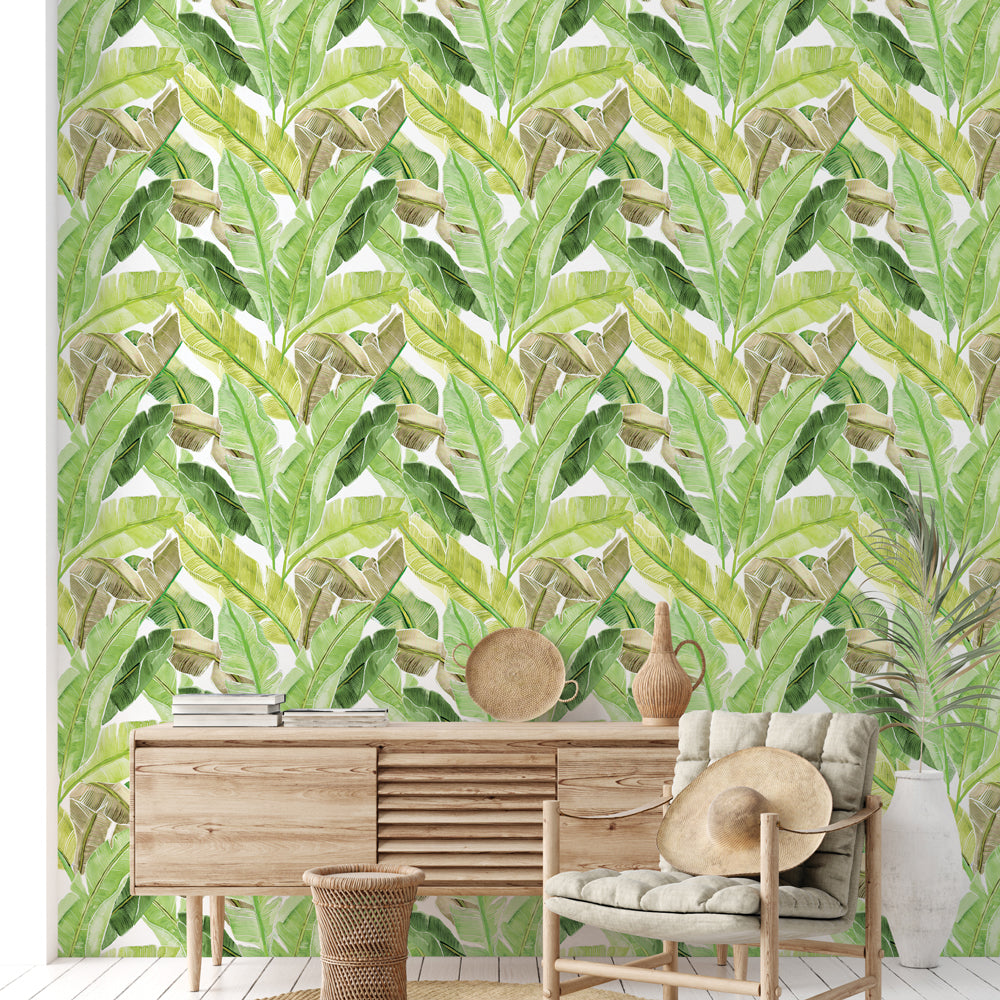 Bahama Palm Peel and Stick Wallpaper
