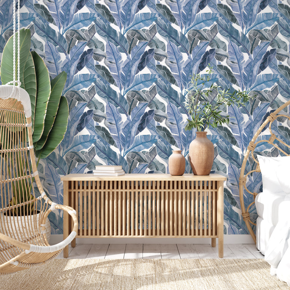 Bahama Palm Peel and Stick Wallpaper