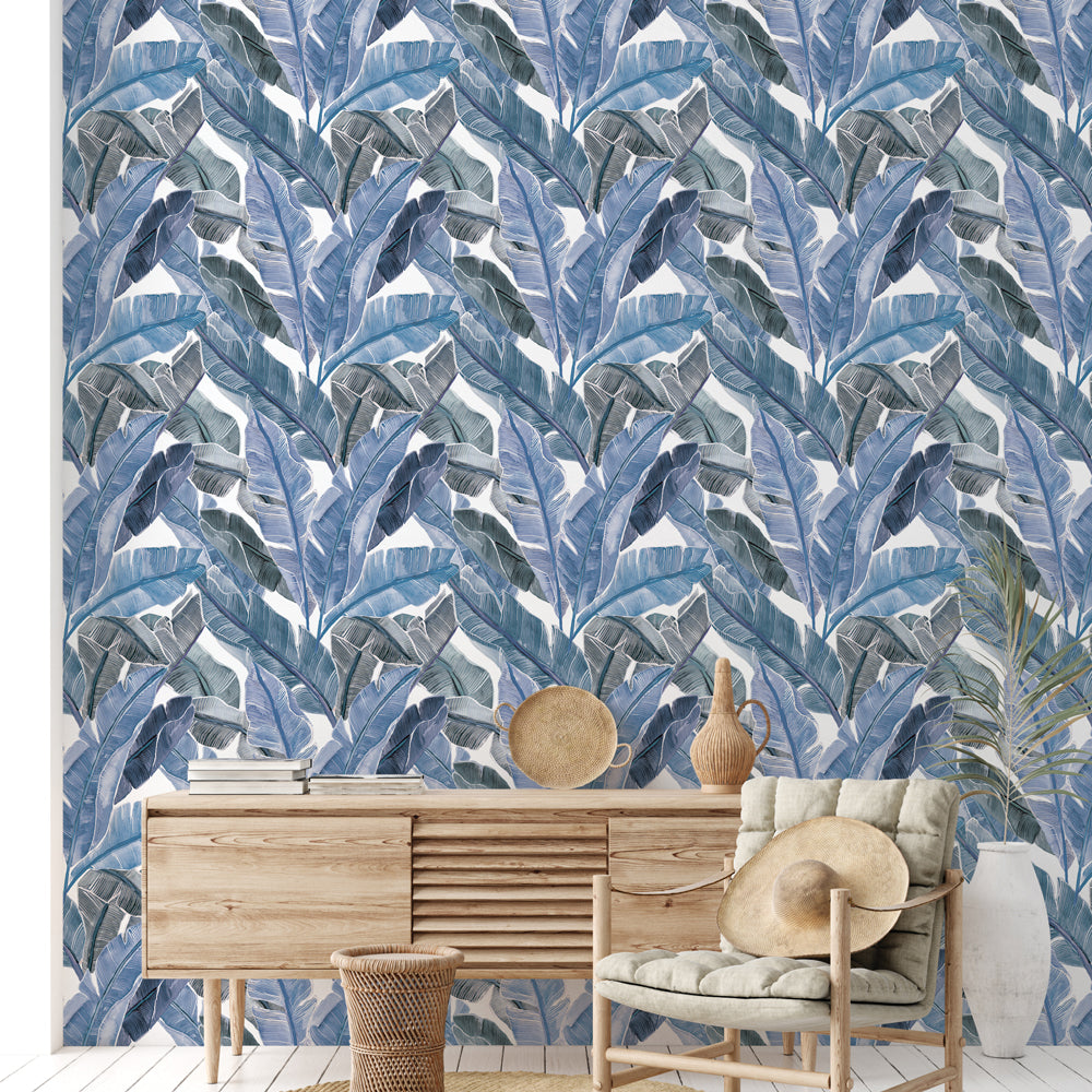Bahama Palm Peel and Stick Wallpaper