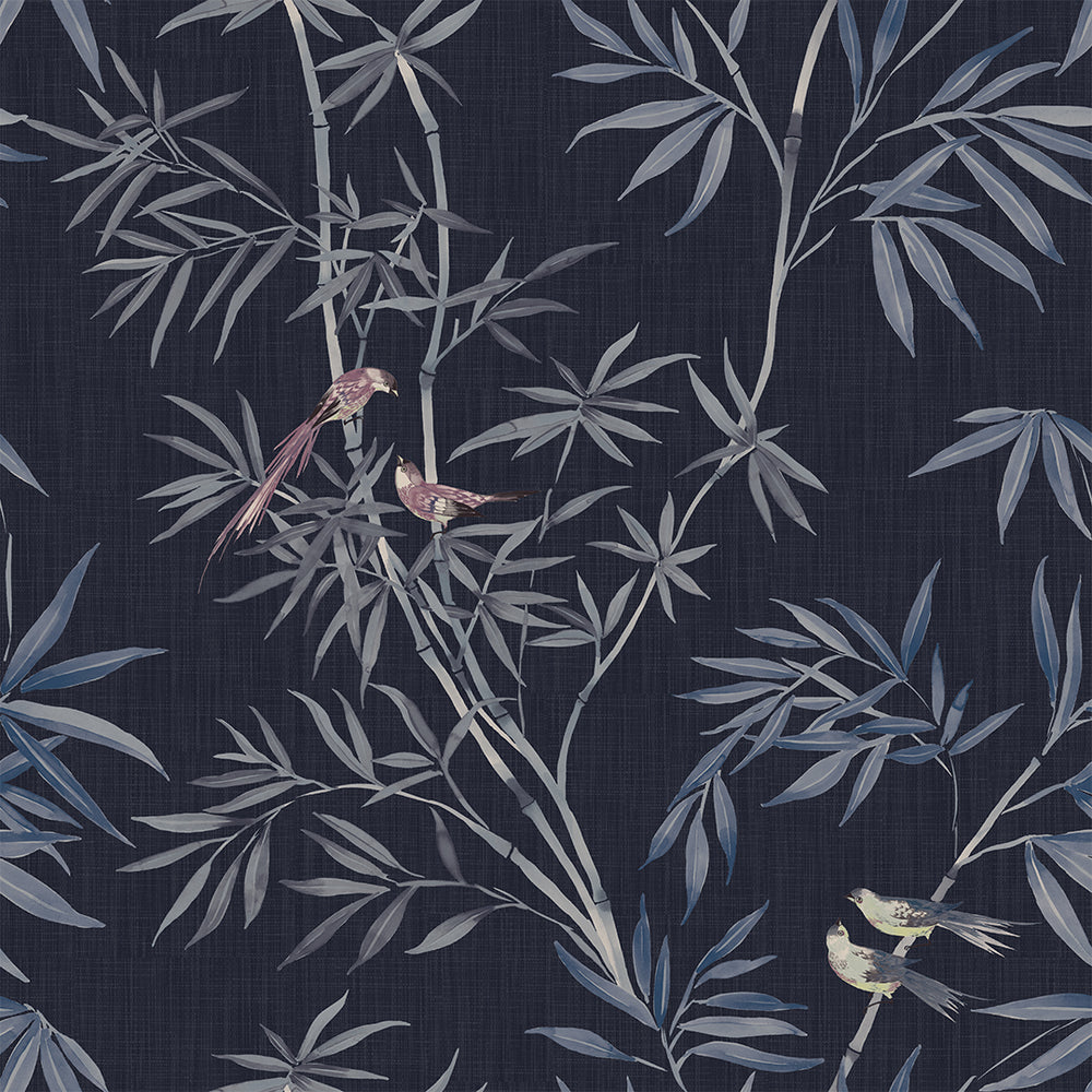 Bamboo Chinoiserie Peel and Stick Wallpaper Sample Swatch