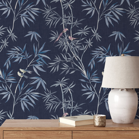 Bamboo Chinoiserie Removable Wallpaper