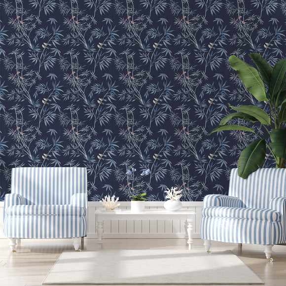 Bamboo Chinoiserie Peel and Stick Wallpaper