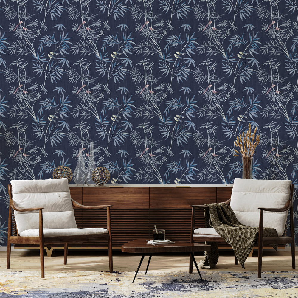 Bamboo Chinoiserie Peel and Stick Wallpaper